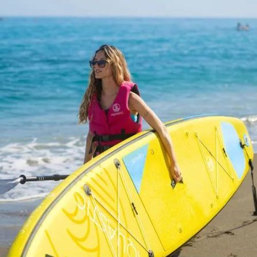 Board SUP AQUASTIC Touring 12'6" gelb