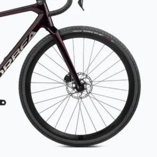 Schotterfahrrad Orbea Terra M30 Team 2024 weinrot Carbon Ansicht