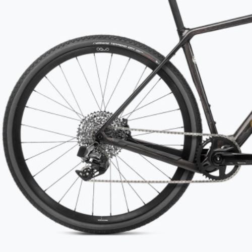Orbea Terra M31e Team 1X 2024 cosmic carbon view/metallic olive grün gravel bike