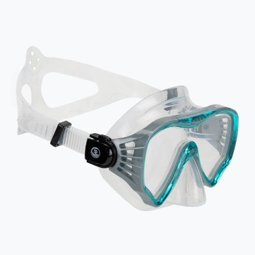 AQUASTIC Jetty Schnorchelset Maske + Schnorchel blau