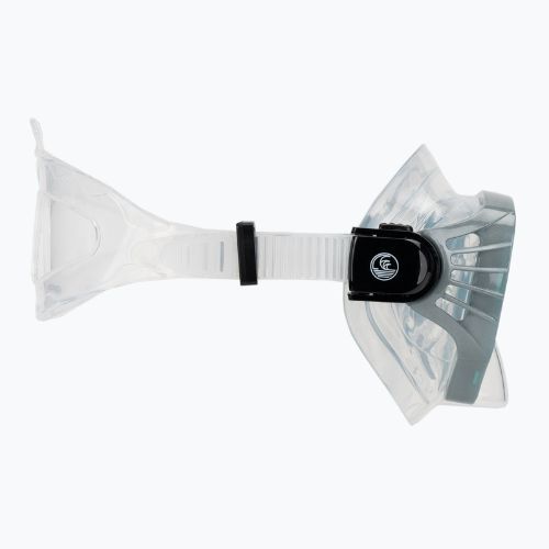 AQUASTIC Jetty Schnorchelset Maske + Schnorchel + Flossen blau