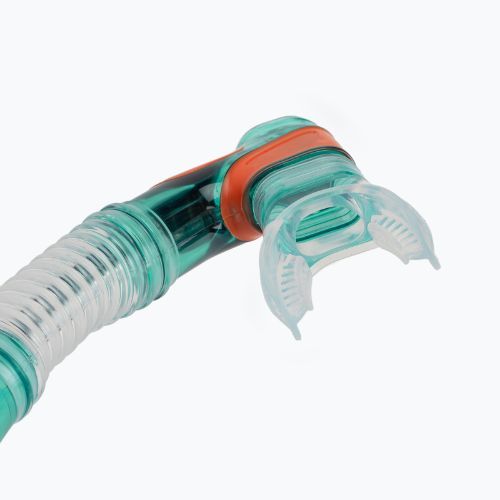 AQUASTIC Jetty Schnorchelset Maske + Schnorchel + Flossen blau