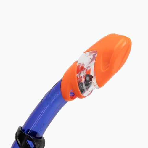 AQUASTIC Shelly Kinderschnorchelset Maske + Schnorchel + Flossen blau