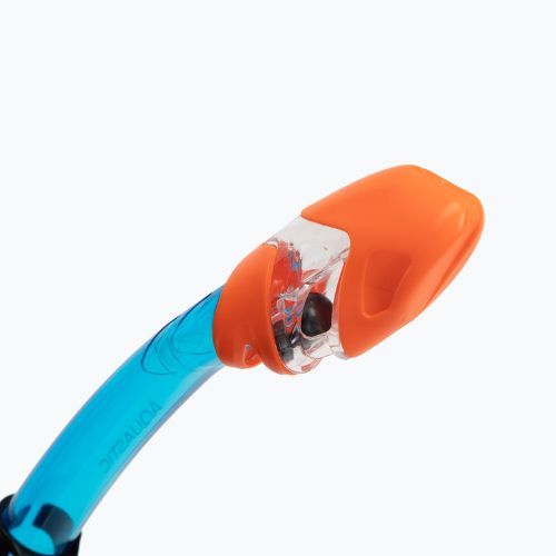 AQUASTIC Shelly Kinderschnorchelset Maske + Schnorchel + Flossen blau