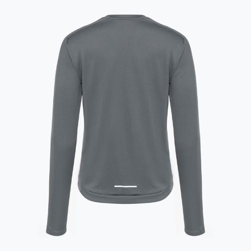 Nike Dri-Fit Crew-Neck Lauf-Langarmshirt für Damen Rauchgrau