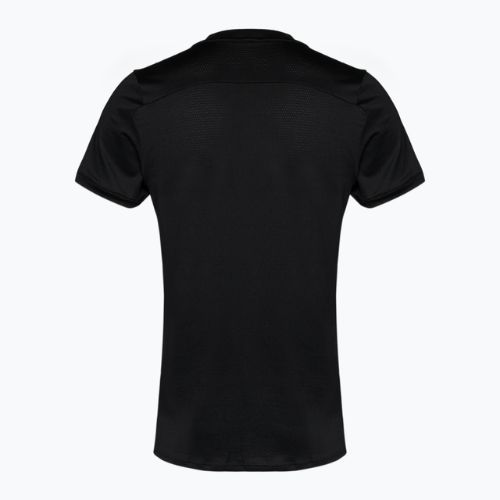 Herren Nike Court Dri-Fit Advantage Tennisshirt schwarz/weiss