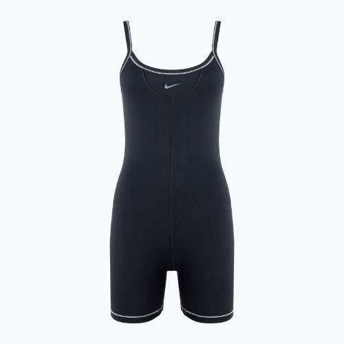 Nike One Dri-FIT Short Damen schwarz/hell orewood braun/kalt grau Jumpsuit