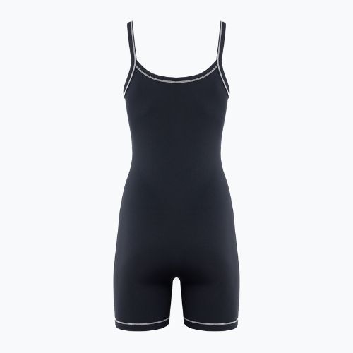 Nike One Dri-FIT Short Damen schwarz/hell orewood braun/kalt grau Jumpsuit