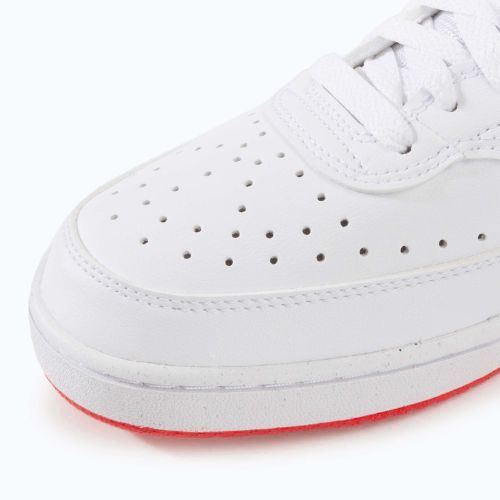 Männer Nike Court Vision Low Next Nature Weiß/Universitätsrot Schuhe