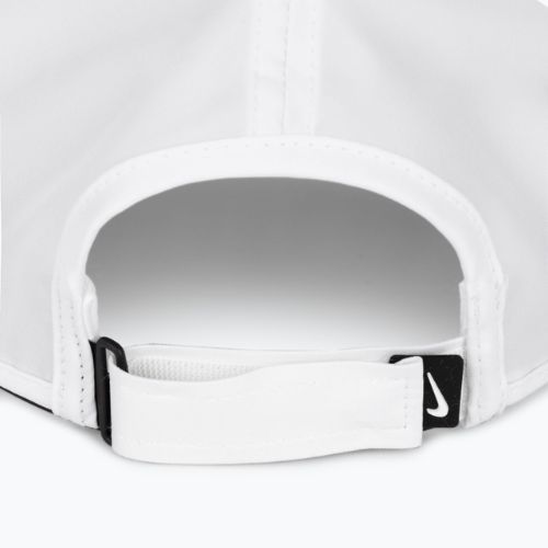Nike Dri-Fit Club Cap Unstructured Federleicht weiß/schwarz