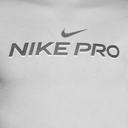 Herren Nike Dri-Fit Fitness-Trainings-T-Shirt leicht rauchgrau
