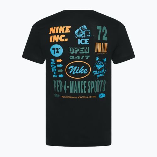 Herren Nike Dri-Fit Fitness Trainings-T-Shirt schwarz