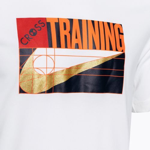 Herren Nike Dri-Fit Trainings-T-Shirt weiß