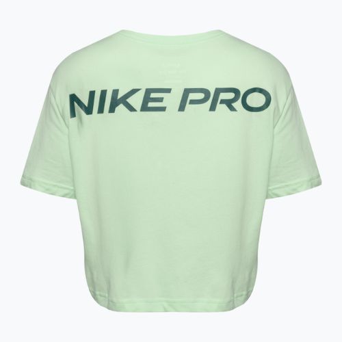 Damen-Trainings-T-Shirt Nike Pro Dri-Fit Cropped vapour green