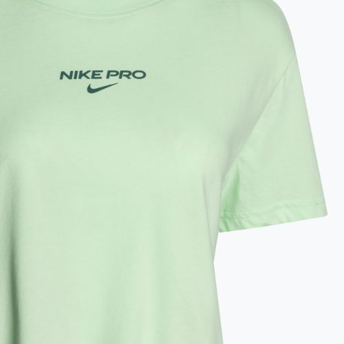 Damen-Trainings-T-Shirt Nike Pro Dri-Fit Cropped vapour green