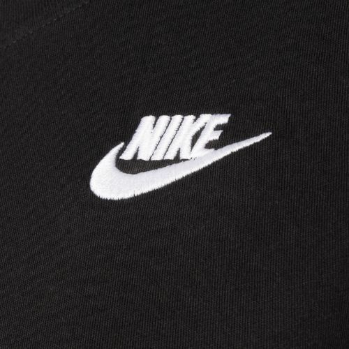 Nike Sportswear Club Essentials Damen-T-Shirt schwarz/weiss