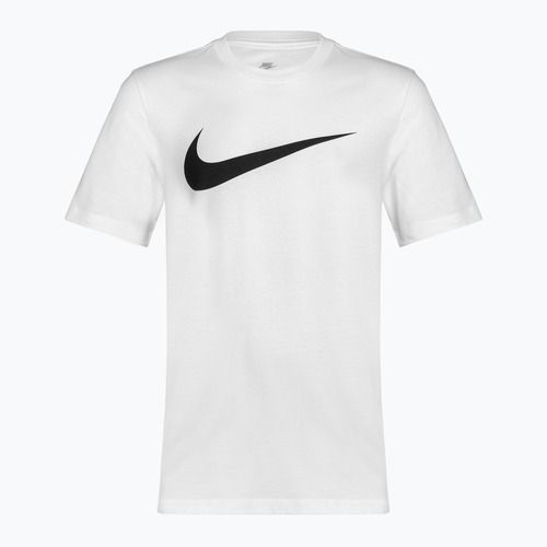 Herren Nike Sportswear Swoosh weiß/schwarzes T-shirt