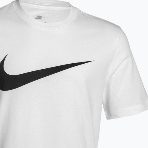 Herren Nike Sportswear Swoosh weiß/schwarzes T-shirt