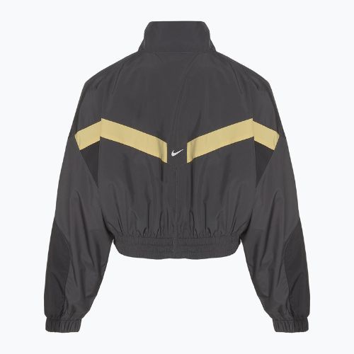 Damen Nike Sportswear Woven Jacke dunkel rauchgrau/schwarz