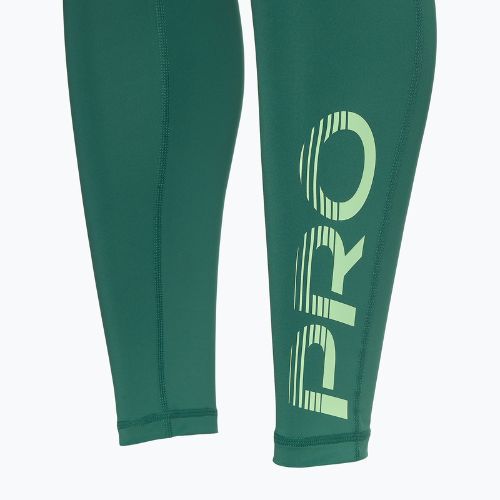 Damen-Trainingsleggings Nike Pro Dri-FIT Mid-Rise 7/8 Graphic bicoastal/vapour green/weiß