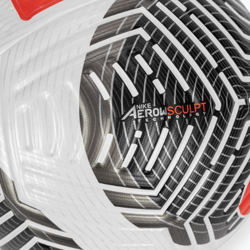 Nike Flight weiß/schwarz/hellkarminrot Fußball Größe 5