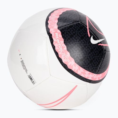 Nike Phantom weiß/schwarz/sunet pulse Fußball Größe 5