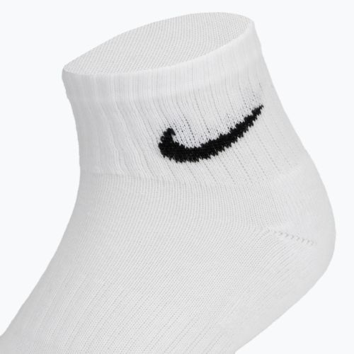 Nike Everyday Cushioned Knöchelsocken 3 Paar weiß/schwarz