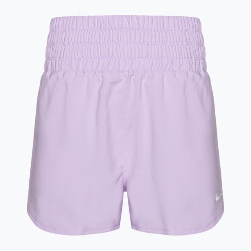 Damen-Shorts Nike One Dri-Fit Ultra High-Waisted 3" lila Blüte