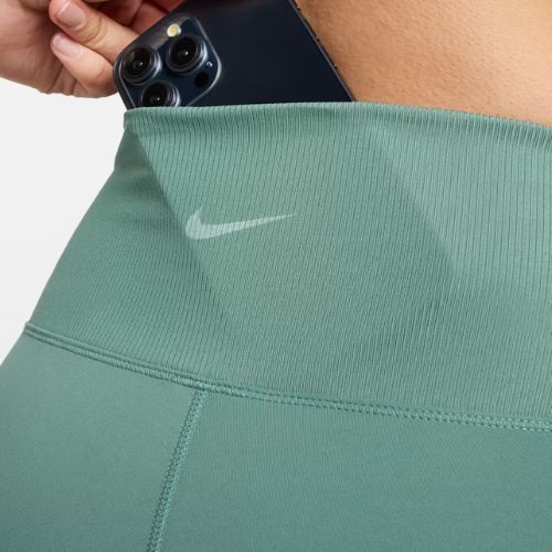 Nike One Rib High-Waisted 5" Biker-Shorts für Damen bicoastal/weiß
