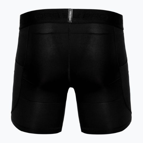 Herren Nike Pro Dri-Fit Fitness Trainingsshorts schwarz/weiß