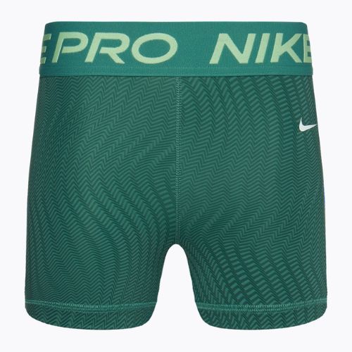 Nike Pro Dri-Fit Mid-Rise 3" Damen Trainingsshorts mit Druck bicoastal/weiß
