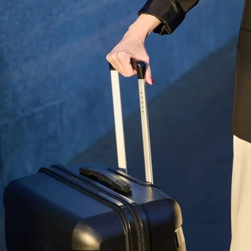 Großer Reisekoffer KADVA Cayes 113 l schwarz