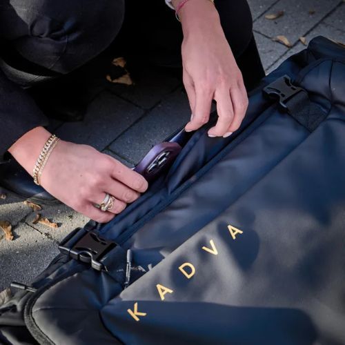 Mittlere Reisetasche KADVA Lazio 74 l schwarz