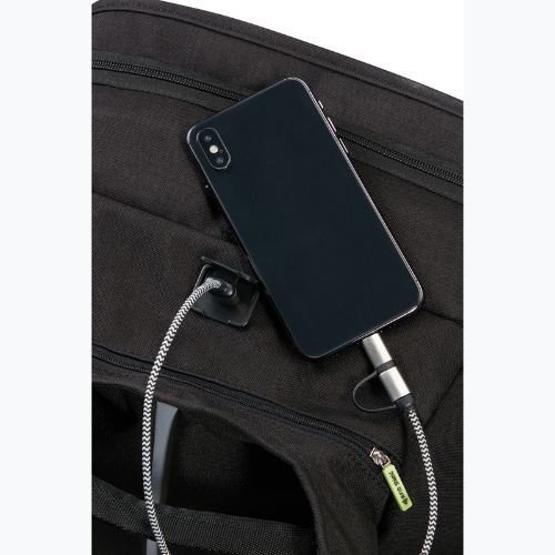 Samsonite Securipack 30 l City Rucksack schwarz Stahl