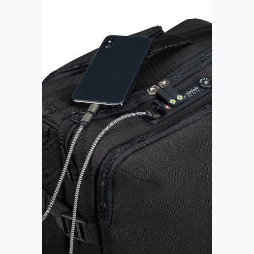 Samsonite Securipack Reisekoffer 39 l schwarzer Stahl