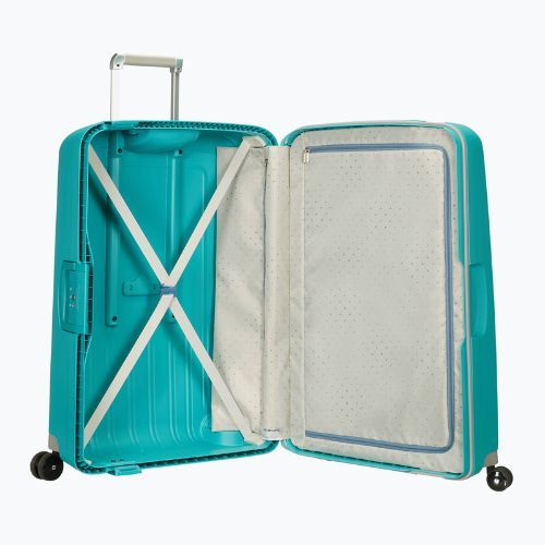 Samsonite S'cure Spinner Reisekoffer 79 l aqua blau