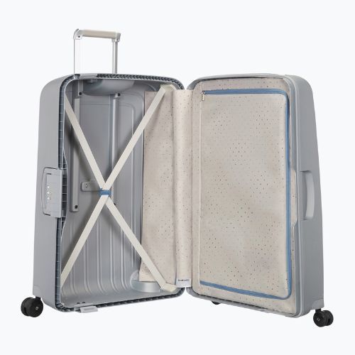 Samsonite S'cure Spinner 79 l Silber Reisekoffer