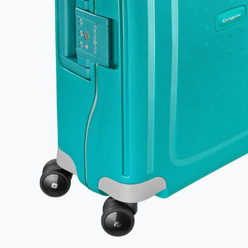 Samsonite S'cure Spinner Reisekoffer 34 l aqua blau
