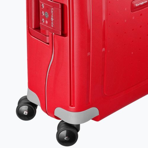 Samsonite S'cure Spinner Reisekoffer 34 l karminrot