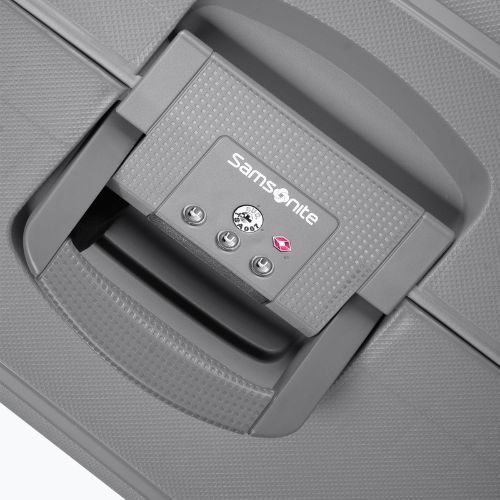 Samsonite S'cure Spinner Reisekoffer 34 l silber
