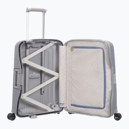 Samsonite S'cure Spinner Reisekoffer 34 l silber