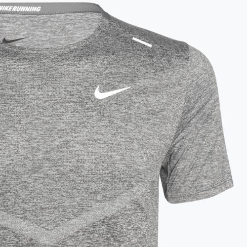 Nike Dri-Fit Rise 365 Herren Laufshirt rauchgrau/schwarz