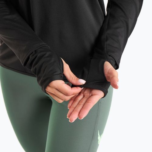 Nike Swift Element UV 1/4-Zip Damen-Langarm-Laufshirt schwarz