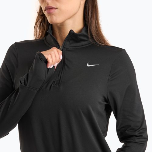 Nike Swift Element UV 1/4-Zip Damen-Langarm-Laufshirt schwarz
