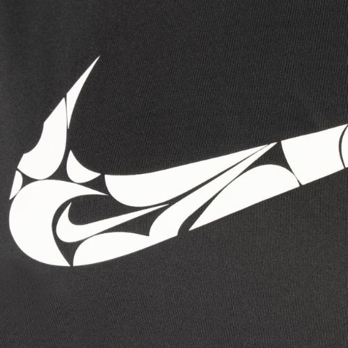 Damen Nike One Swoosh schwarz/weißes T-shirt