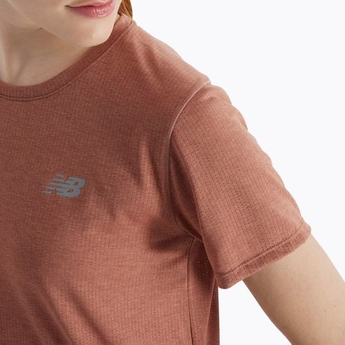 Frauen New Balance Leichtathletik Spatz Heidekraut t-shirt