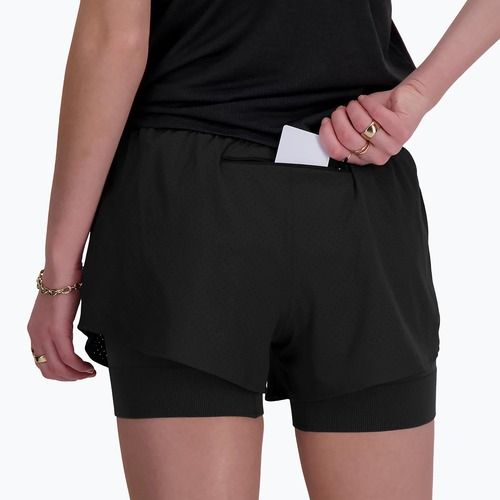 New Balance Damen Shorts 2IN1 3" schwarz