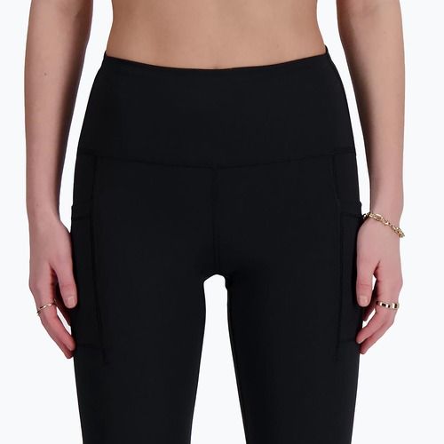 Damen Leggings New Balance Sleek Pocket High Rise schwarz