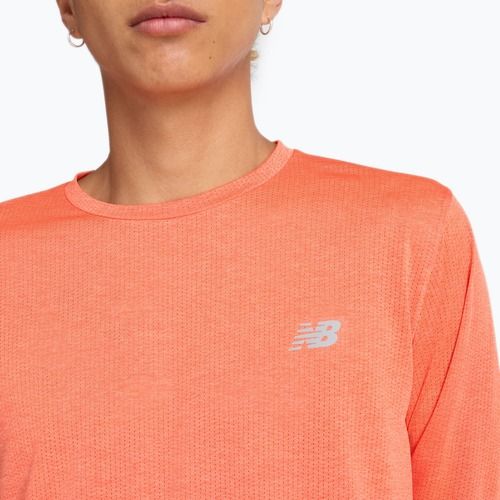 Herren New Balance Athletics Neo Flamme Heidekraut Longsleeve