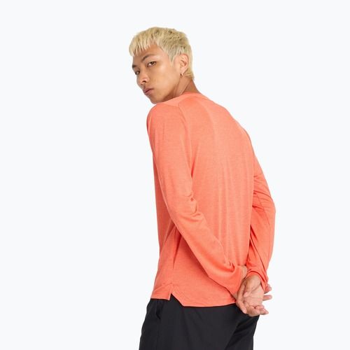 Herren New Balance Athletics Neo Flamme Heidekraut Longsleeve